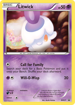 Litwick #BW27 Litwick - BW Black Star Promos - #BW27 - Pokemon TCG card