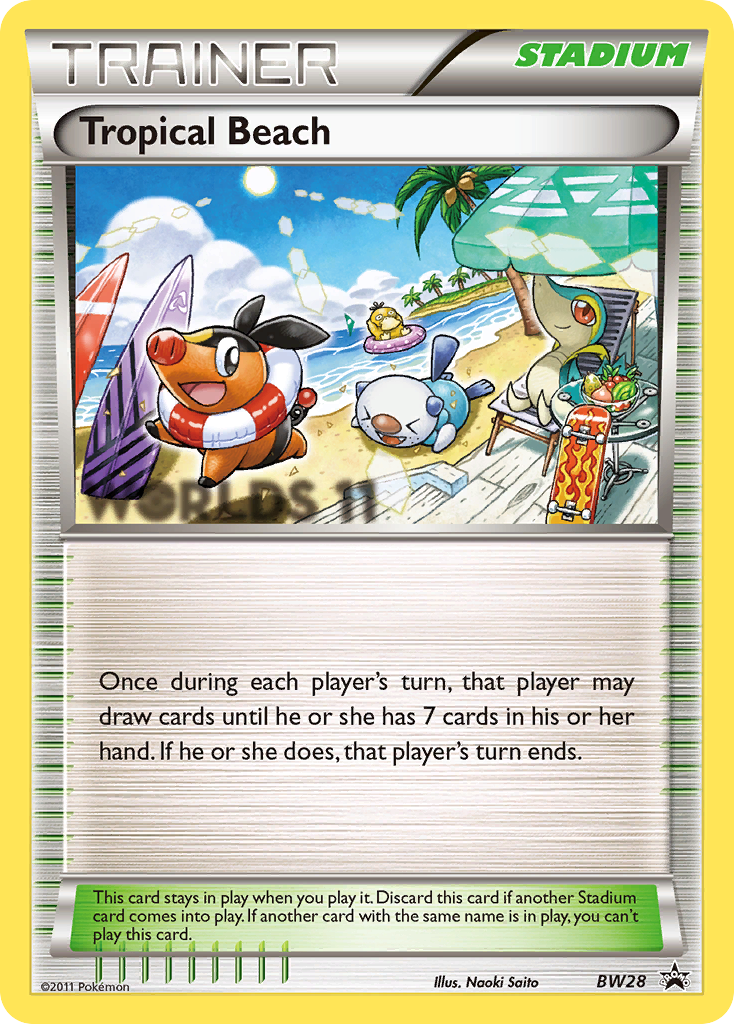 Tropical Beach - BW Black Star Promos - #BW28 - Pokemon TCG card