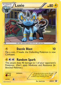 Luxio #BW34 Luxio - BW Black Star Promos - #BW34 - Pokemon TCG card