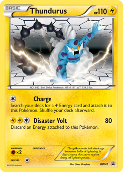 Thundurus - BW Black Star Promos - #BW41 - Pokemon TCG card