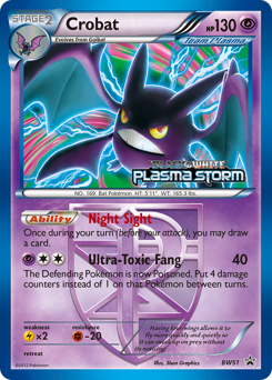 Crobat - BW Black Star Promos - #BW51 - Pokemon TCG card