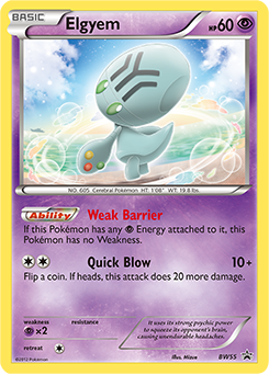 Elgyem - BW Black Star Promos - #BW55 - Pokemon TCG card