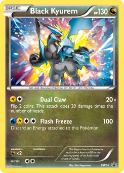 Black Kyurem #BW58 Black Kyurem - BW Black Star Promos - #BW58 - Pokemon TCG card