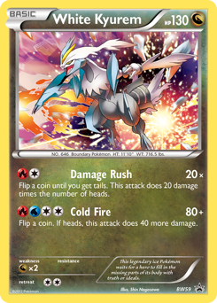 White Kyurem - BW Black Star Promos - #BW59 - Pokemon TCG card