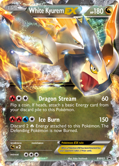 White Kyurem-EX - BW Black Star Promos - #BW63 - Pokemon TCG card