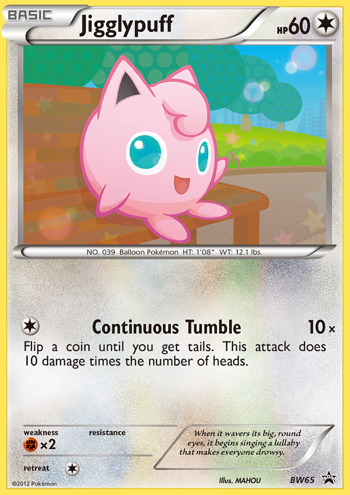 Jigglypuff - BW Black Star Promos - #BW65 - Pokemon TCG card