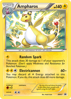 Ampharos #BW67 Ampharos - BW Black Star Promos - #BW67 - Pokemon TCG card