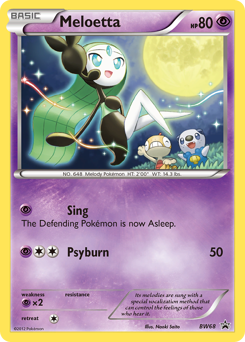Meloetta #BW68 Meloetta - BW Black Star Promos - #BW68 - Pokemon TCG card
