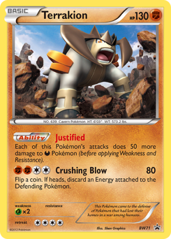 Terrakion #BW71 Terrakion - BW Black Star Promos - #BW71 - Pokemon TCG card