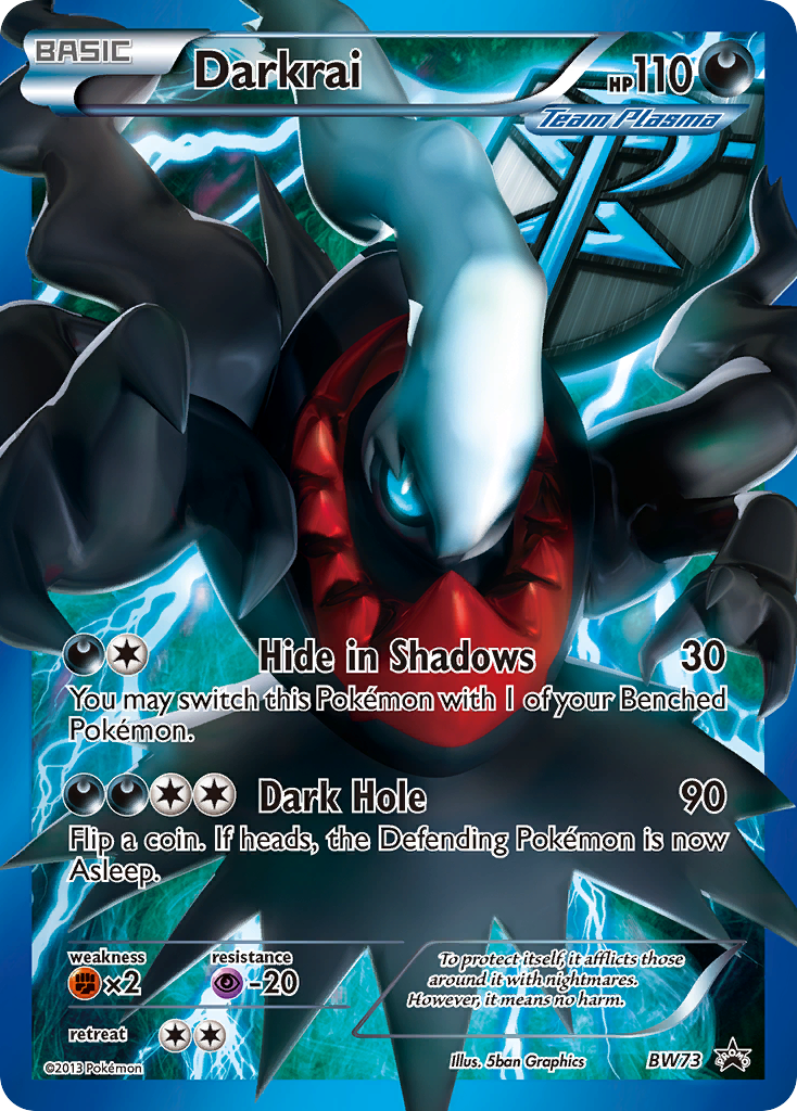 Darkrai - BW Black Star Promos - #BW73 - Pokemon TCG card