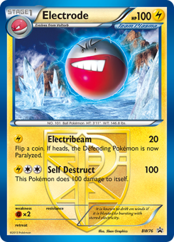 Electrode #BW76 Electrode - BW Black Star Promos - #BW76 - Pokemon TCG card