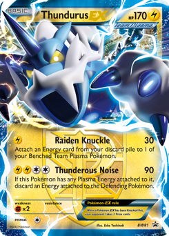 Thundurus-EX - BW Black Star Promos - #BW81 - Pokemon TCG card