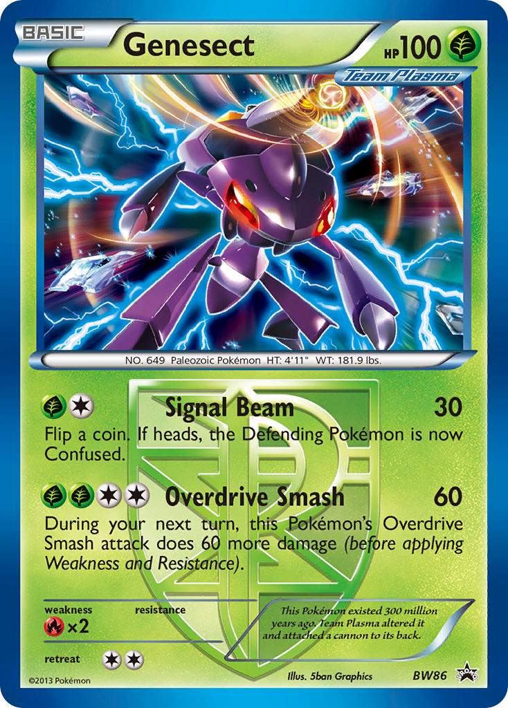 Genesect - BW Black Star Promos - #BW86 - Pokemon TCG card