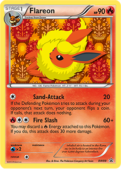 Flareon - BW Black Star Promos - #BW88 - Pokemon TCG card