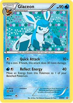 Glaceon - BW Black Star Promos - #BW90 - Pokemon TCG card
