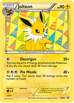 Jolteon #BW91 Jolteon - BW Black Star Promos - #BW91 - Pokemon TCG card