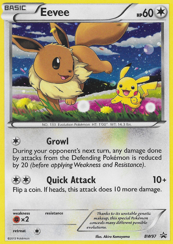 Eevee - BW Black Star Promos - #BW97 - Pokemon TCG card