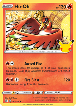 Ho-Oh - Celebrations - #1 - Pokemon TCG card