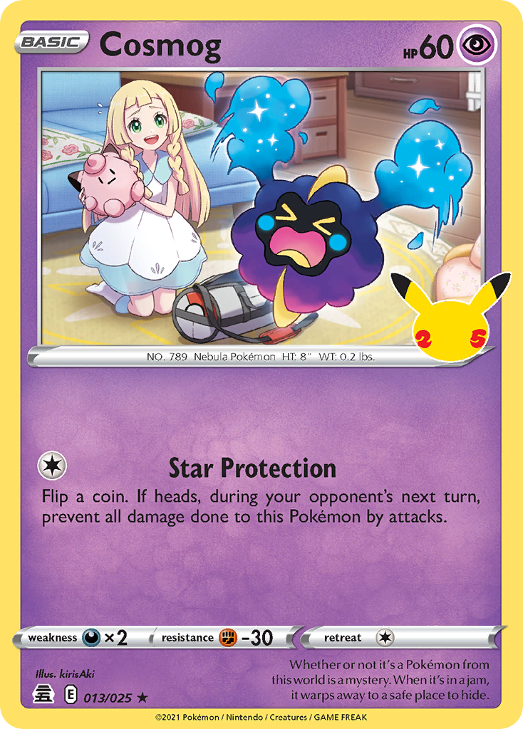 Cosmog - Celebrations - #13 - Pokemon TCG card