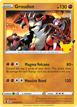 Groudon - Celebrations - #17 - Pokemon TCG card