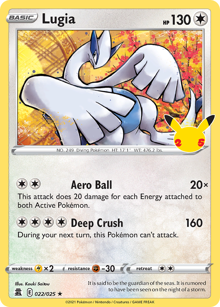 Lugia - Celebrations - #22 - Pokemon TCG card