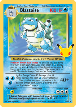 Blastoise - Celebrations: Classic Collection - #2 - Pokemon TCG card
