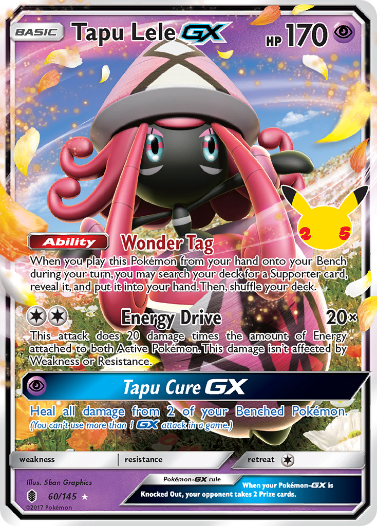 Tapu Lele-GX - Celebrations: Classic Collection - #60 - Pokemon TCG card