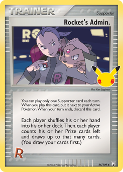 Rocket's Admin. - Celebrations: Classic Collection - #86 - Pokemon TCG card