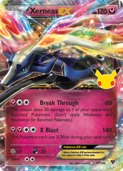 Xerneas-EX - Celebrations: Classic Collection - #97 - Pokemon TCG card