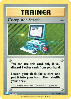Computer Search - Pokémon TCG Classic - Blastoise - #020 - Pokemon TCG card