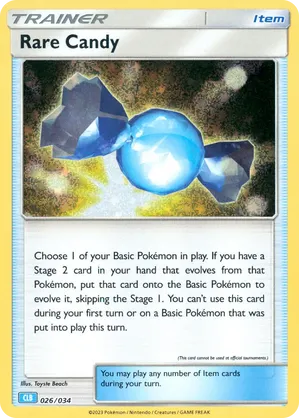 Rare Candy - Pokémon TCG Classic - Blastoise - #026 - Pokemon TCG card