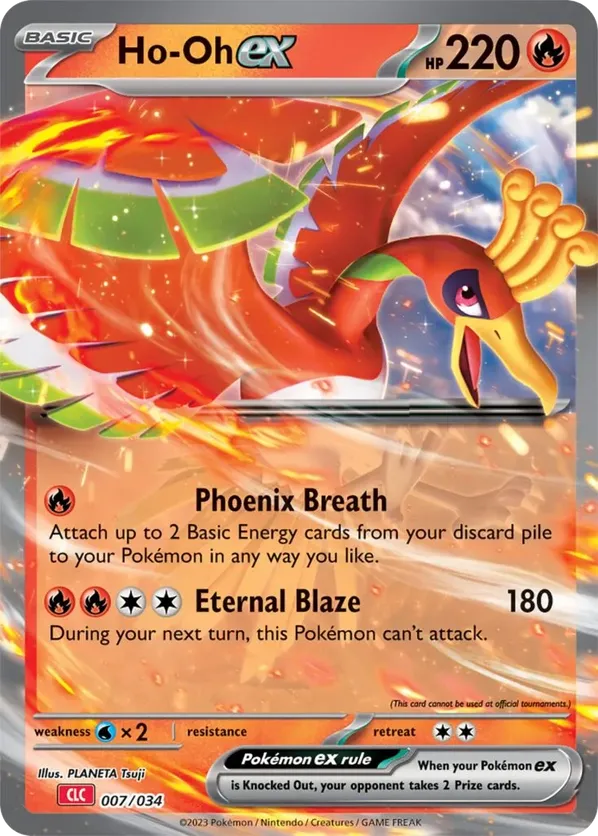 Ho-Oh ex - Pokémon TCG Classic - Charizard - #007 - Pokemon TCG card