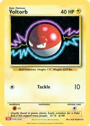 Voltorb #010 Voltorb - Pokémon TCG Classic - Charizard - #010 - Pokemon TCG card