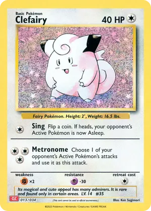 Clefairy - Pokémon TCG Classic - Charizard - #013 - Pokemon TCG card