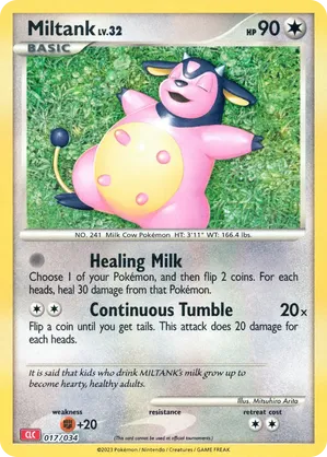 Miltank - Pokémon TCG Classic - Charizard - #017 - Pokemon TCG card