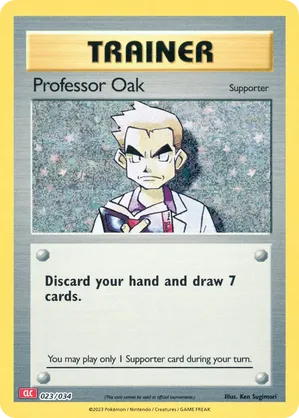 Professor Oak - Pokémon TCG Classic - Charizard - #023 - Pokemon TCG card