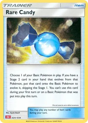 Rare Candy - Pokémon TCG Classic - Charizard - #024 - Pokemon TCG card