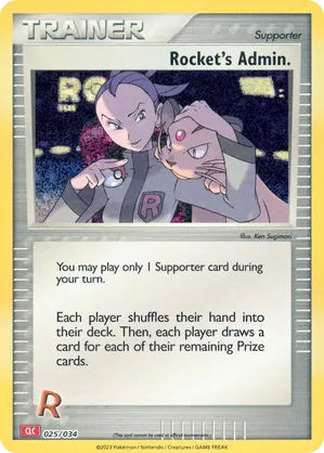 Rocket’s Admin - Pokémon TCG Classic - Charizard - #025 - Pokemon TCG card