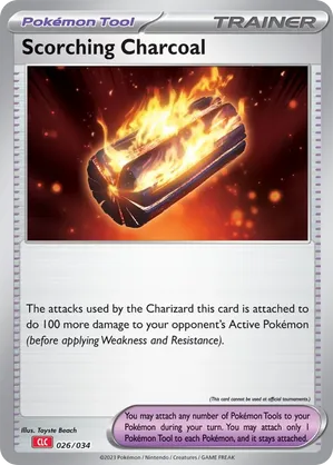 Scorching Charcoal - Pokémon TCG Classic - Charizard - #026 - Pokemon TCG card