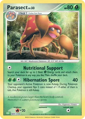 Parasect - Pokémon TCG Classic - Venusaur - #005 - Pokemon TCG card
