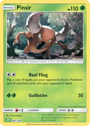 Pinsir #007 Pinsir - Pokémon TCG Classic - Venusaur - #007 - Pokemon TCG card