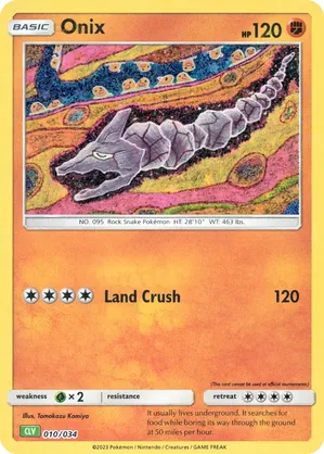 Onix - Pokémon TCG Classic - Venusaur - #010 - Pokemon TCG card