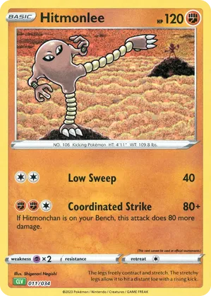 Hitmonlee #011 Hitmonlee - Pokémon TCG Classic - Venusaur - #011 - Pokemon TCG card