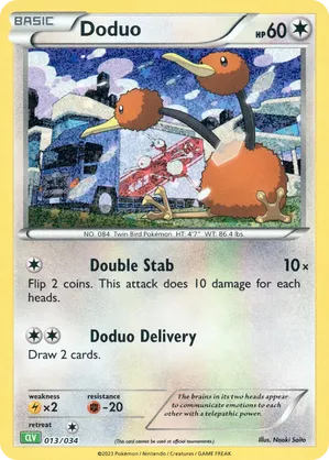 Doduo #013 Doduo - Pokémon TCG Classic - Venusaur - #013 - Pokemon TCG card