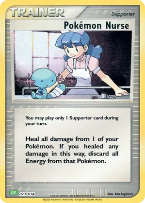 Pokémon Nurse - Pokémon TCG Classic - Venusaur - #023 - Pokemon TCG card