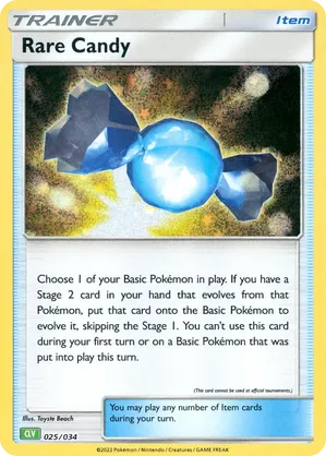 Rare Candy - Pokémon TCG Classic - Venusaur - #025 - Pokemon TCG card