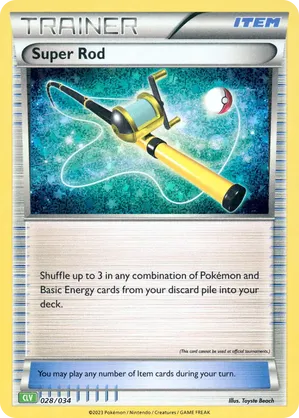 Super Rod - Pokémon TCG Classic - Venusaur - #028 - Pokemon TCG card