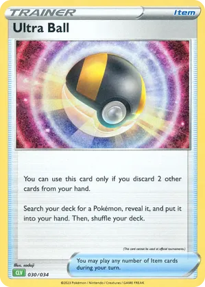 Ultra Ball - Pokémon TCG Classic - Venusaur - #030 - Pokemon TCG card
