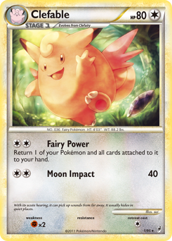 Clefable - Call of Legends - #1 - Pokemon TCG card