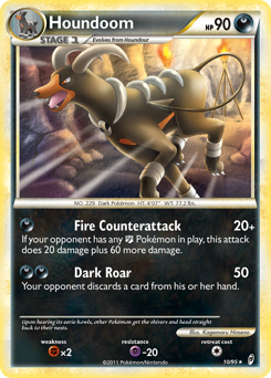 Houndoom - Call of Legends - #10 - Pokemon TCG card